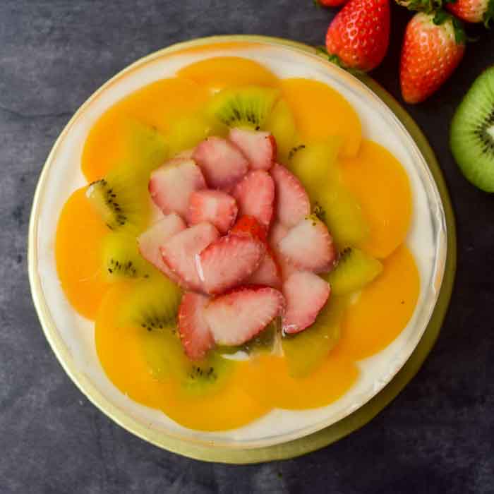 FRESH FRUITS BIRTHDAY CAKE